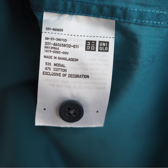 JW Anderson casual open collar Uniqlo badminton print shirt - Picture 10 of 10